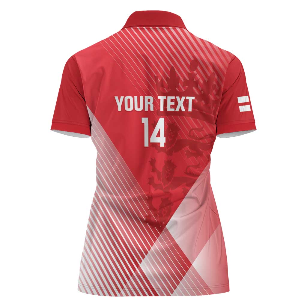 Custom England Cricket Women Polo Shirt Go Champions Sporty Style - Wonder Print Shop