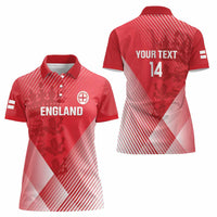 Custom England Cricket Women Polo Shirt Go Champions Sporty Style - Wonder Print Shop