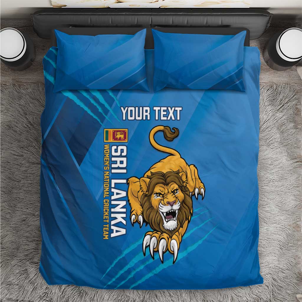 Custom Sri Lanka Cricket Bedding Set Go Champions Lion Sporty Style - Wonder Print Shop