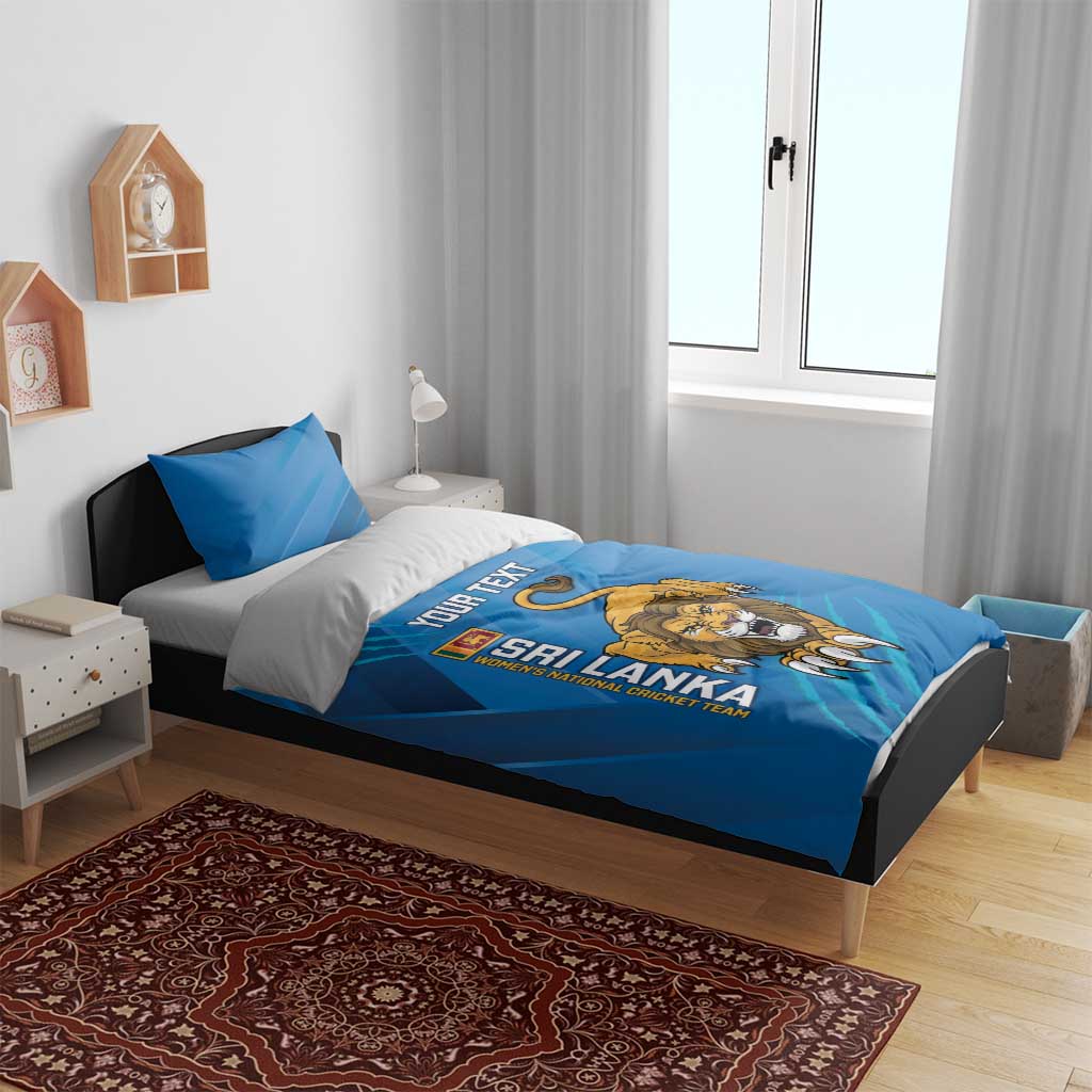 Custom Sri Lanka Cricket Bedding Set Go Champions Lion Sporty Style - Wonder Print Shop