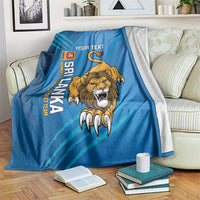 Custom Sri Lanka Cricket Blanket Go Champions Lion Sporty Style