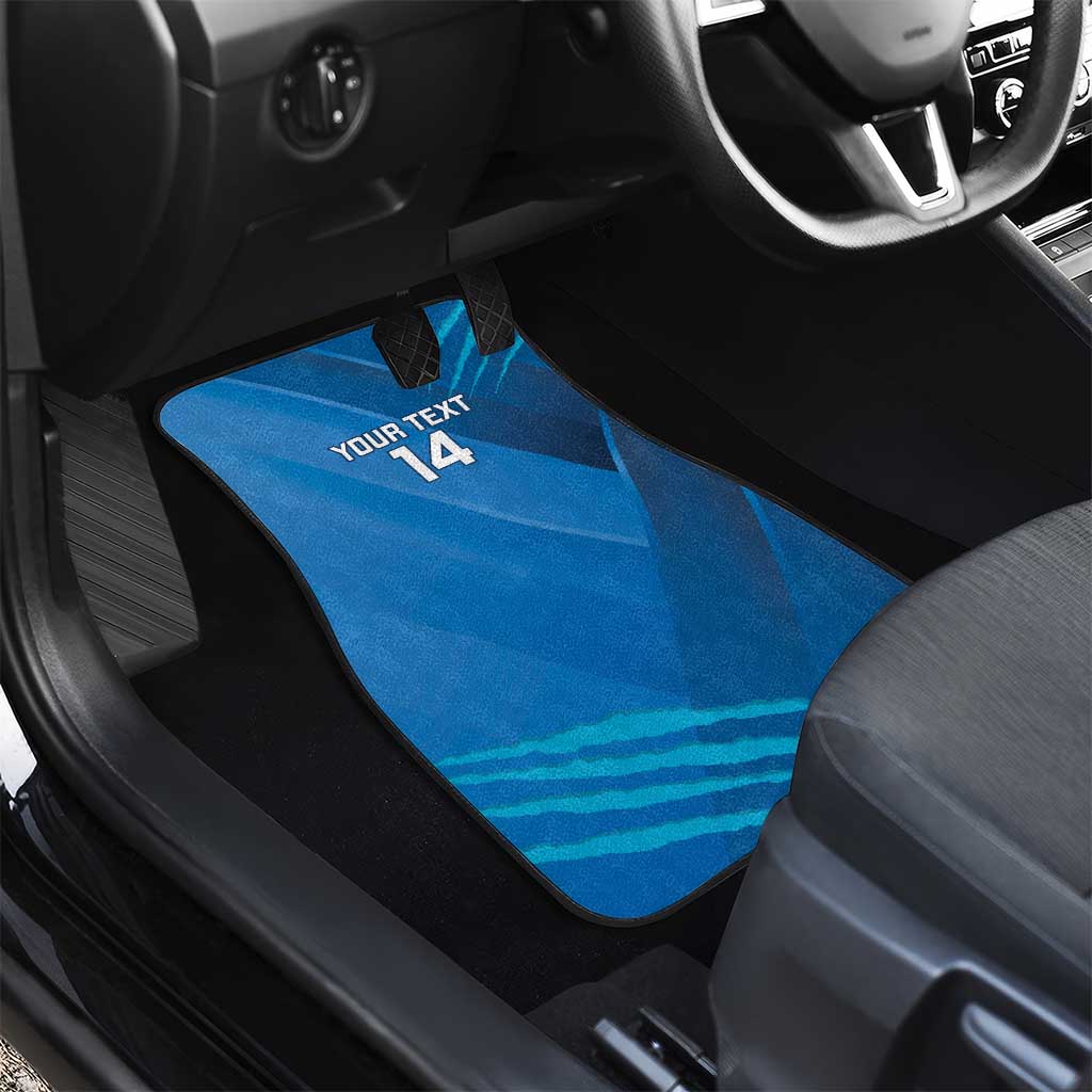 Custom Sri Lanka Cricket Car Mats Go Champions Lion Sporty Style - Wonder Print Shop