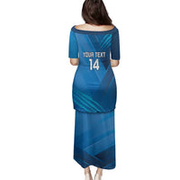 Custom Sri Lanka Cricket Family Matching Puletasi and Hawaiian Shirt Go Champions Lion Sporty Style - Wonder Print Shop