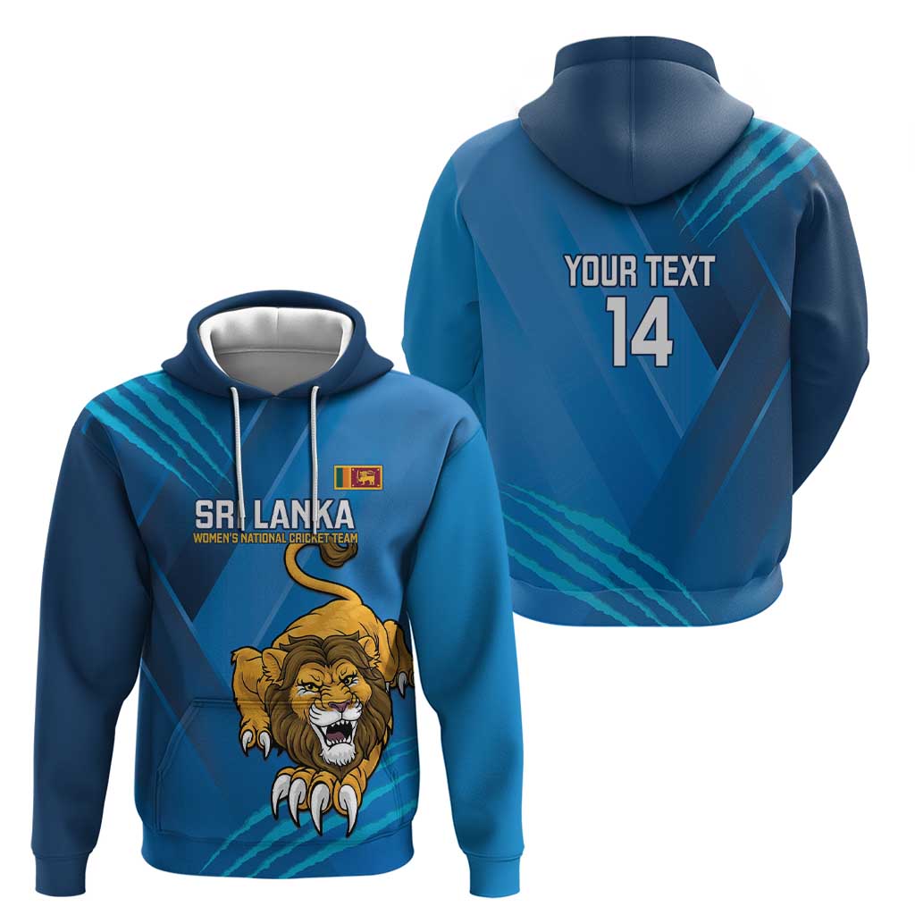 Custom Sri Lanka Cricket Hoodie Go Champions Lion Sporty Style - Wonder Print Shop