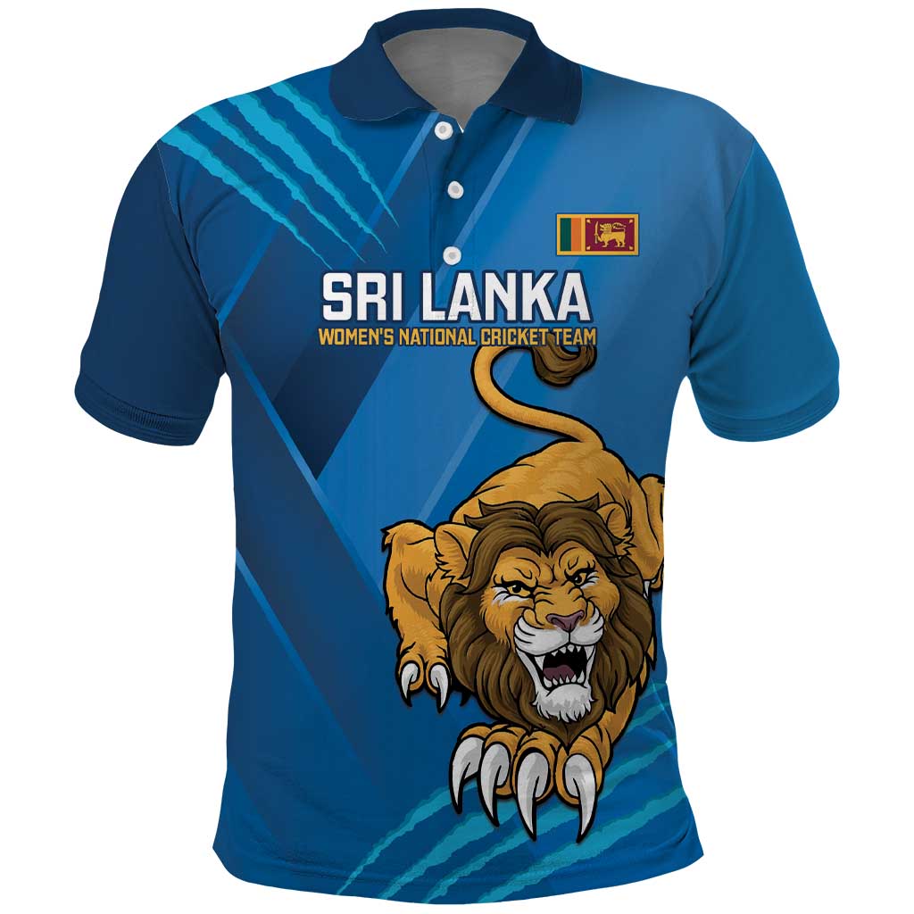 Custom Sri Lanka Cricket Polo Shirt Go Champions Lion Sporty Style - Wonder Print Shop