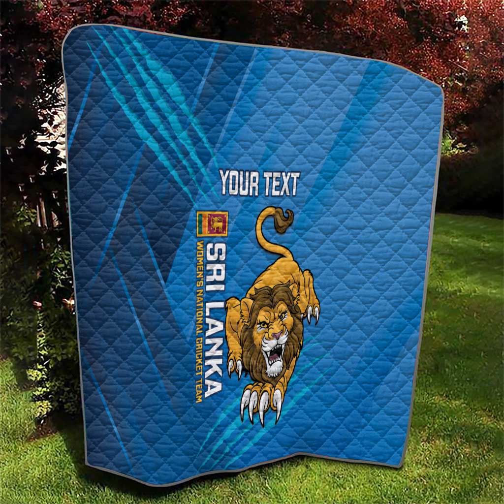 Custom Sri Lanka Cricket Quilt Go Champions Lion Sporty Style - Wonder Print Shop