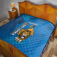 Custom Sri Lanka Cricket Quilt Go Champions Lion Sporty Style - Wonder Print Shop