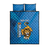 Custom Sri Lanka Cricket Quilt Bed Set Go Champions Lion Sporty Style - Wonder Print Shop