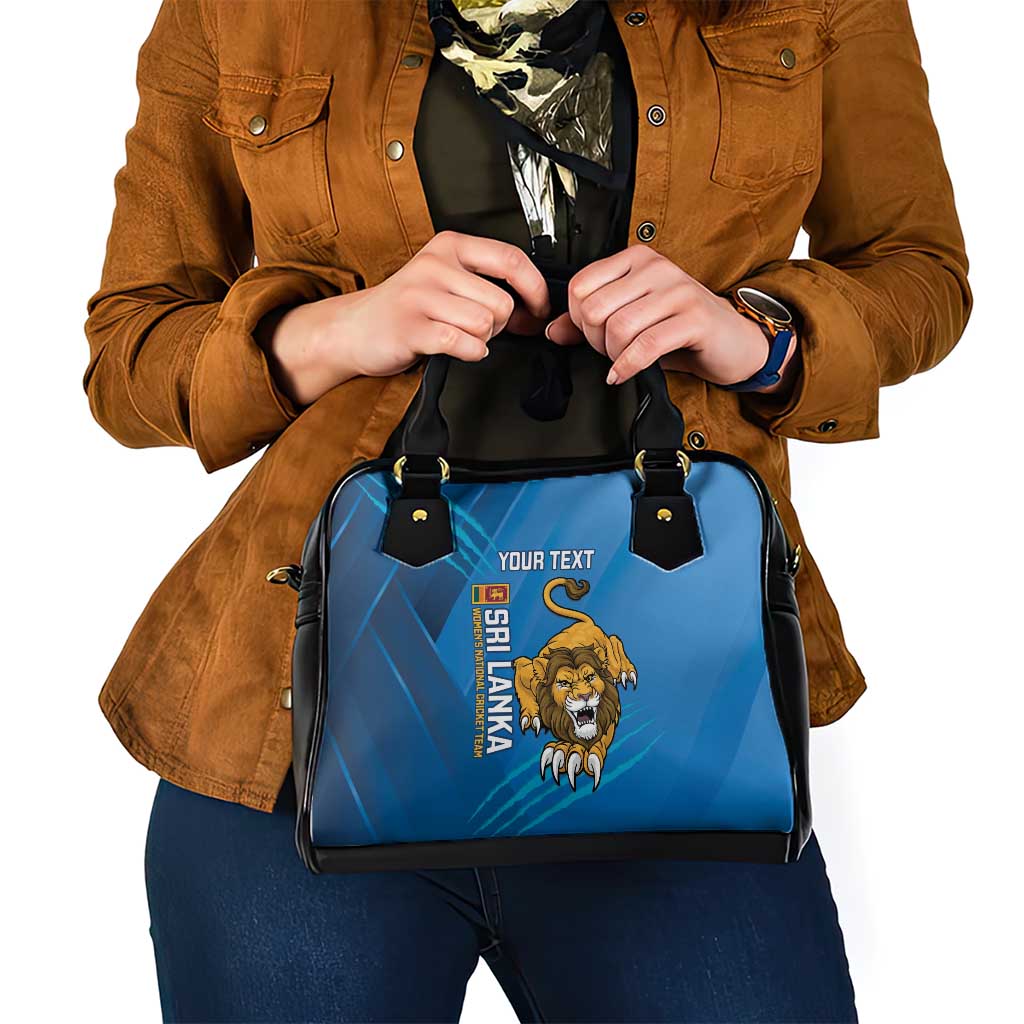 Custom Sri Lanka Cricket Shoulder Handbag Go Champions Lion Sporty Style