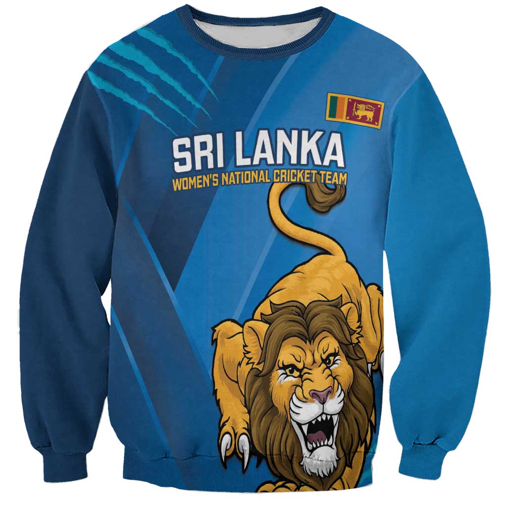 Custom Sri Lanka Cricket Sweatshirt Go Champions Lion Sporty Style - Wonder Print Shop
