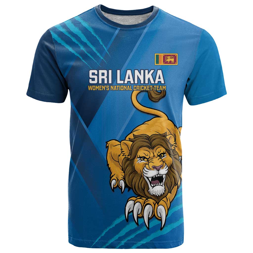 Custom Sri Lanka Cricket T Shirt Go Champions Lion Sporty Style - Wonder Print Shop
