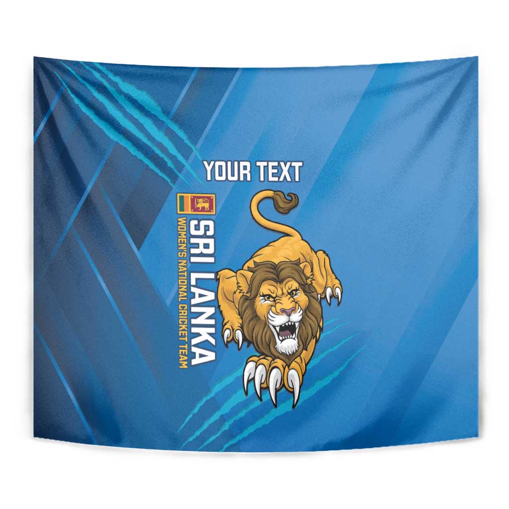Custom Sri Lanka Cricket Tapestry Go Champions Lion Sporty Style - Wonder Print Shop
