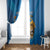 Custom Sri Lanka Cricket Window Curtain Go Champions Lion Sporty Style - Wonder Print Shop