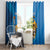 Custom Sri Lanka Cricket Window Curtain Go Champions Lion Sporty Style - Wonder Print Shop
