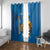 Custom Sri Lanka Cricket Window Curtain Go Champions Lion Sporty Style - Wonder Print Shop