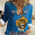 Custom Sri Lanka Cricket Women Casual Shirt Go Champions Lion Sporty Style - Wonder Print Shop