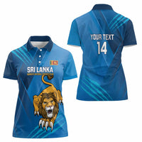 Custom Sri Lanka Cricket Women Polo Shirt Go Champions Lion Sporty Style - Wonder Print Shop
