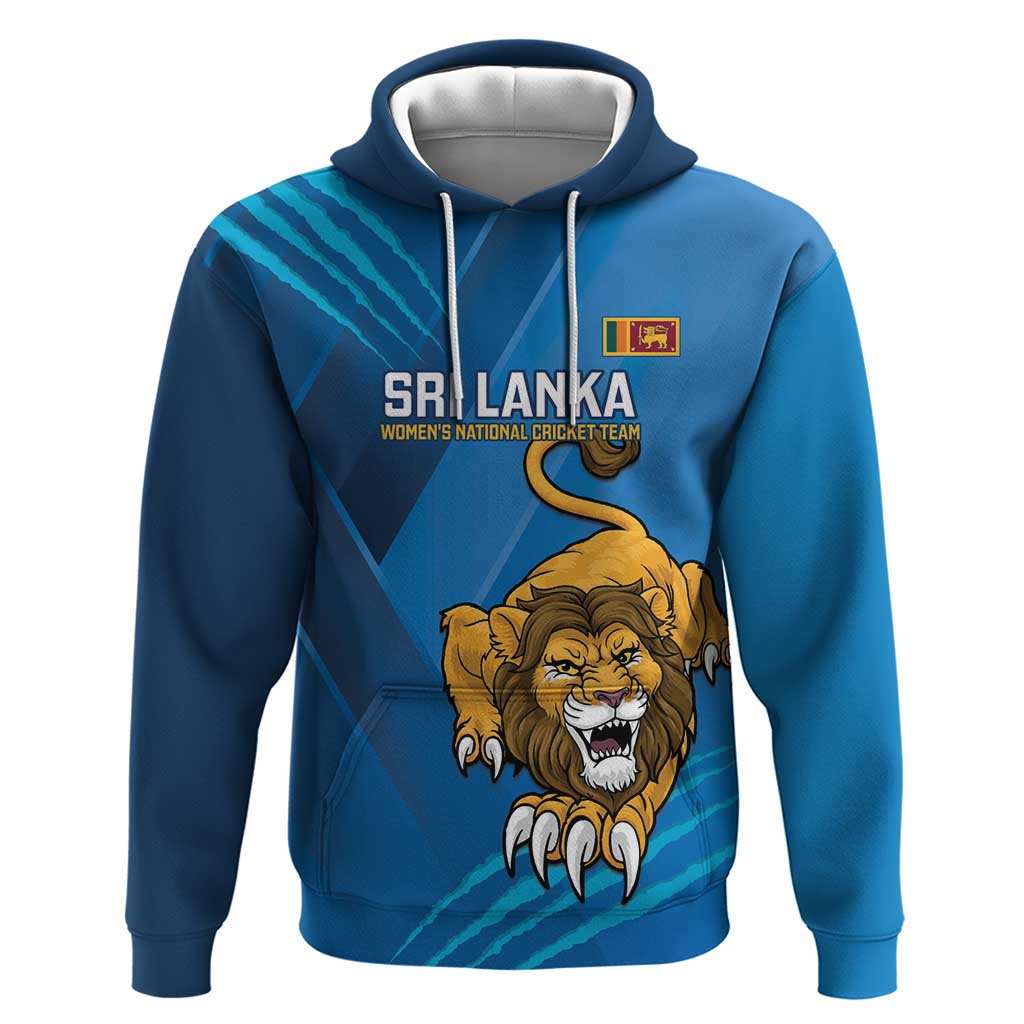 Custom Sri Lanka Cricket Zip Hoodie Go Champions Lion Sporty Style - Wonder Print Shop