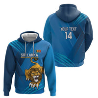 Custom Sri Lanka Cricket Zip Hoodie Go Champions Lion Sporty Style - Wonder Print Shop