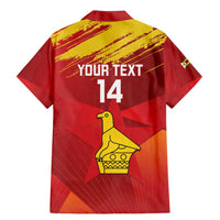 Custom Zimbabwe Cricket Family Matching Mermaid Dress and Hawaiian Shirt Go Lady Chevrons Grunge Style - Wonder Print Shop