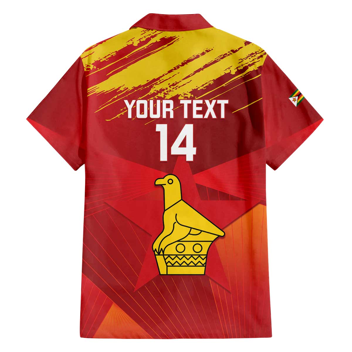 Custom Zimbabwe Cricket Family Matching Off The Shoulder Long Sleeve Dress and Hawaiian Shirt Go Lady Chevrons Grunge Style - Wonder Print Shop