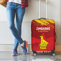 Custom Zimbabwe Cricket Luggage Cover Go Lady Chevrons Grunge Style - Wonder Print Shop
