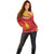 Custom Zimbabwe Cricket Off Shoulder Sweater Go Lady Chevrons Grunge Style - Wonder Print Shop