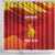 Custom Zimbabwe Cricket Shower Curtain Go Lady Chevrons Grunge Style