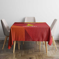 Custom Zimbabwe Cricket Tablecloth Go Lady Chevrons Grunge Style - Wonder Print Shop
