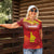 Custom Zimbabwe Cricket Women Polo Shirt Go Lady Chevrons Grunge Style - Wonder Print Shop