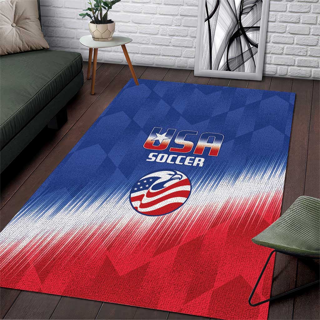 United States Soccer Area Rug 2025 Go USA Sporty Style - Wonder Print Shop
