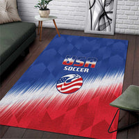 United States Soccer Area Rug 2025 Go USA Sporty Style - Wonder Print Shop