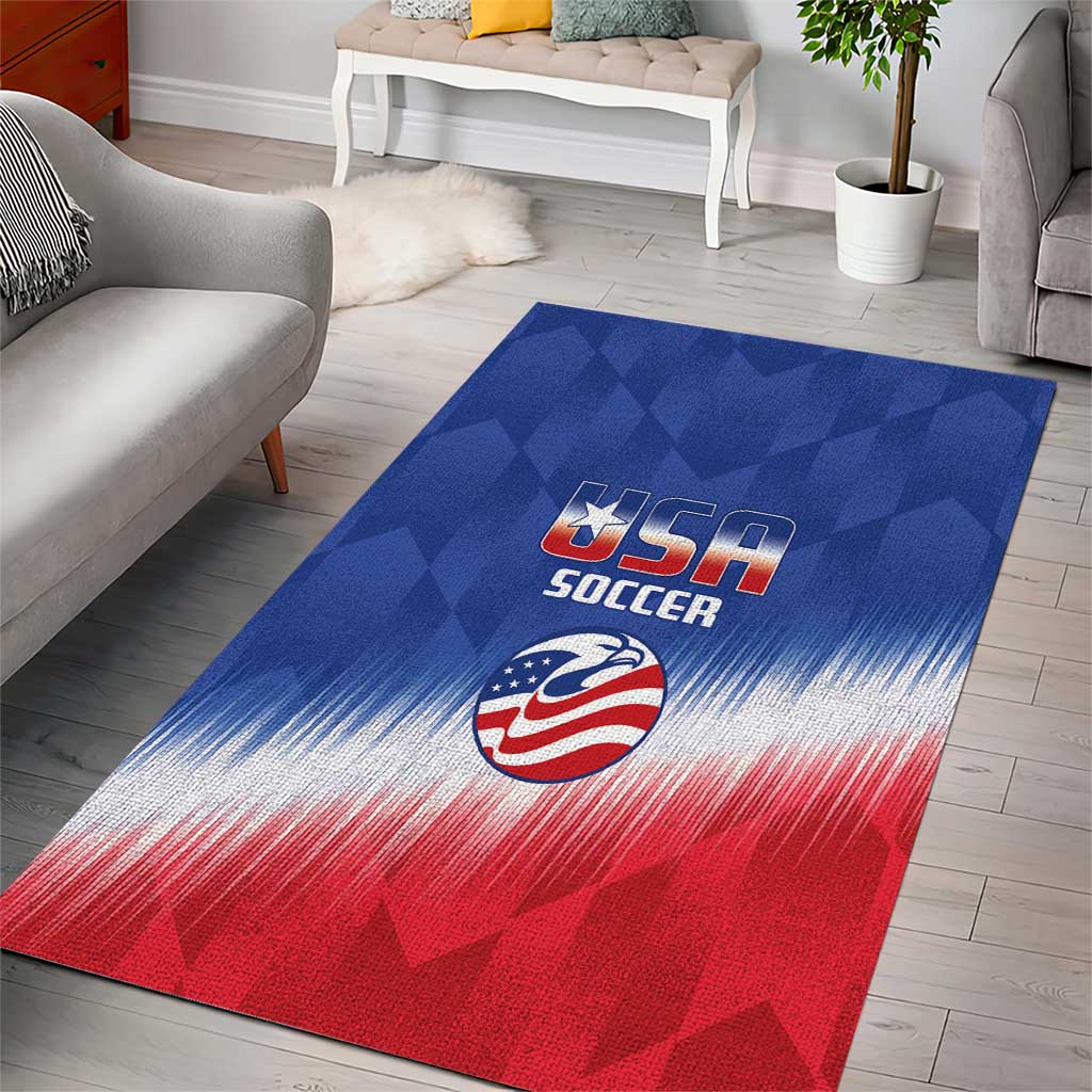 United States Soccer Area Rug 2025 Go USA Sporty Style - Wonder Print Shop