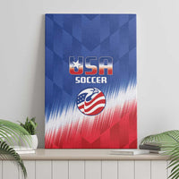 United States Soccer Canvas Wall Art 2025 Go USA Sporty Style - Wonder Print Shop