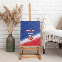 United States Soccer Canvas Wall Art 2025 Go USA Sporty Style - Wonder Print Shop