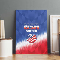 United States Soccer Canvas Wall Art 2025 Go USA Sporty Style - Wonder Print Shop