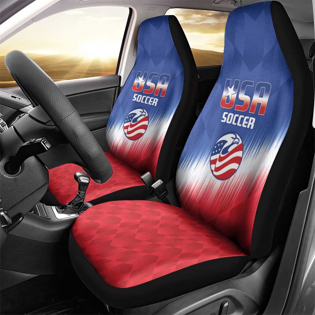 United States Soccer Car Seat Cover 2025 Go USA Sporty Style - Wonder Print Shop