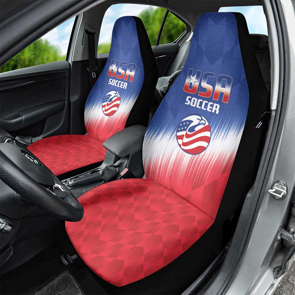 United States Soccer Car Seat Cover 2025 Go USA Sporty Style - Wonder Print Shop