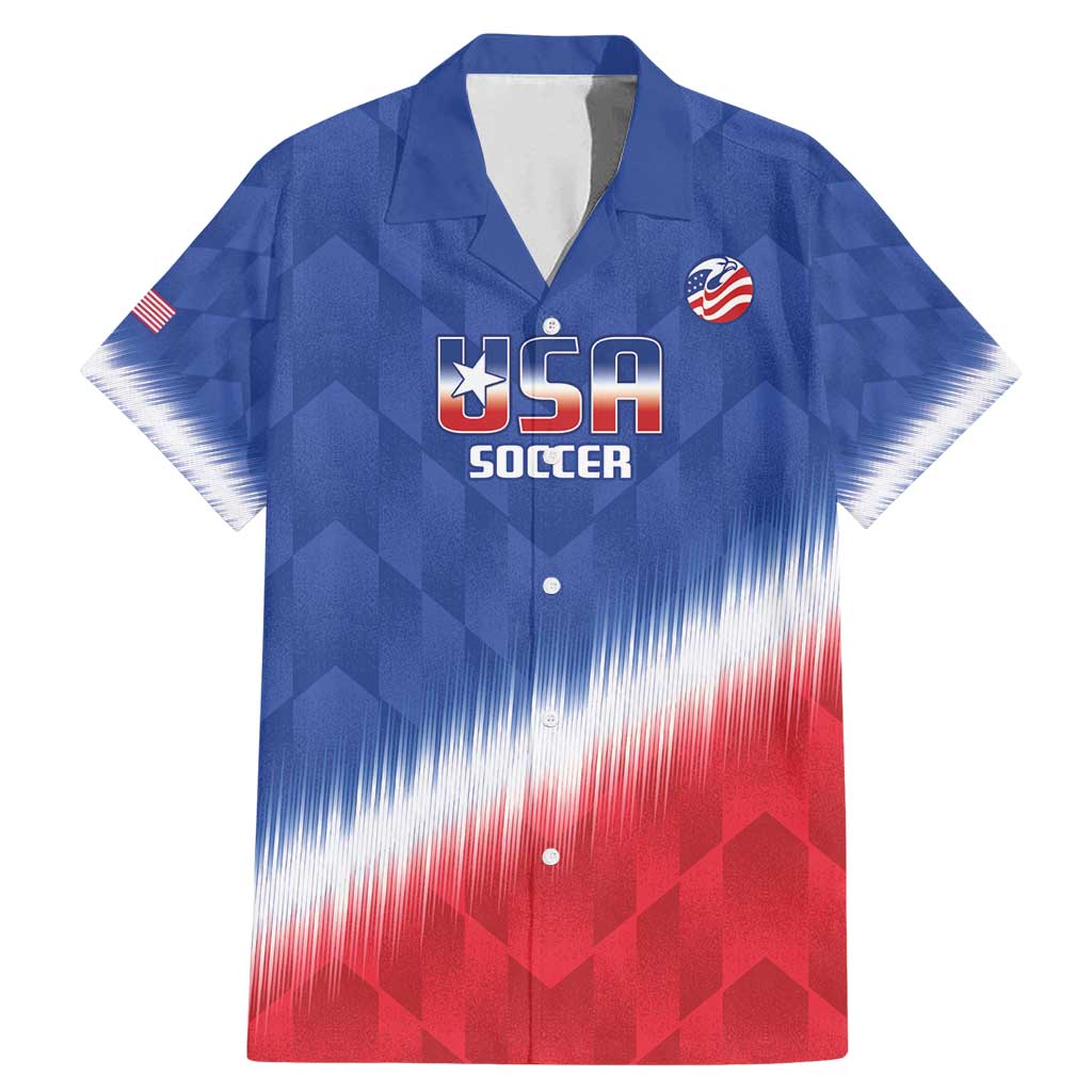 Custom United States Soccer Family Matching Mermaid Dress and Hawaiian Shirt 2025 Go USA Sporty Style - Wonder Print Shop