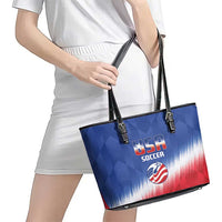 United States Soccer Leather Tote Bag 2025 Go USA Sporty Style - Wonder Print Shop