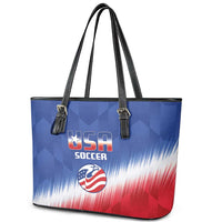 United States Soccer Leather Tote Bag 2025 Go USA Sporty Style - Wonder Print Shop