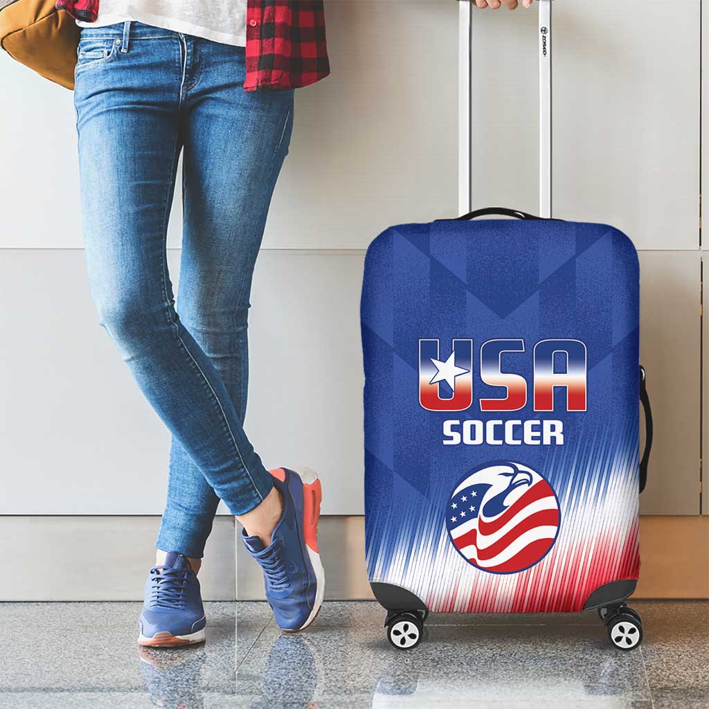 United States Soccer Luggage Cover 2025 Go USA Sporty Style - Wonder Print Shop