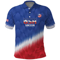 Custom United States Soccer Polo Shirt 2025 Go USA Sporty Style - Wonder Print Shop