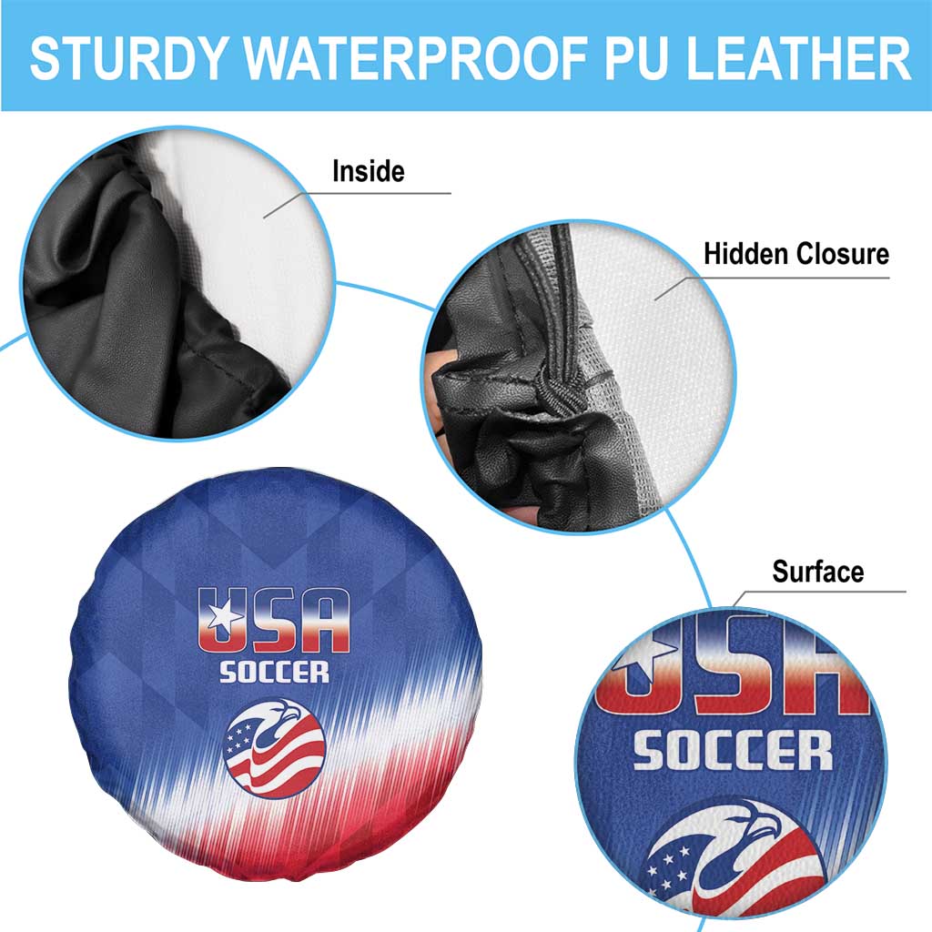 United States Soccer Spare Tire Cover 2025 Go USA Sporty Style - Wonder Print Shop