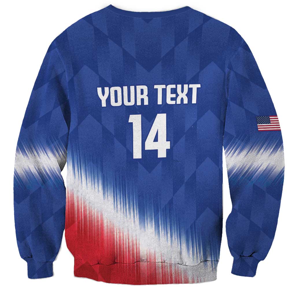 Custom United States Soccer Sweatshirt 2025 Go USA Sporty Style - Wonder Print Shop