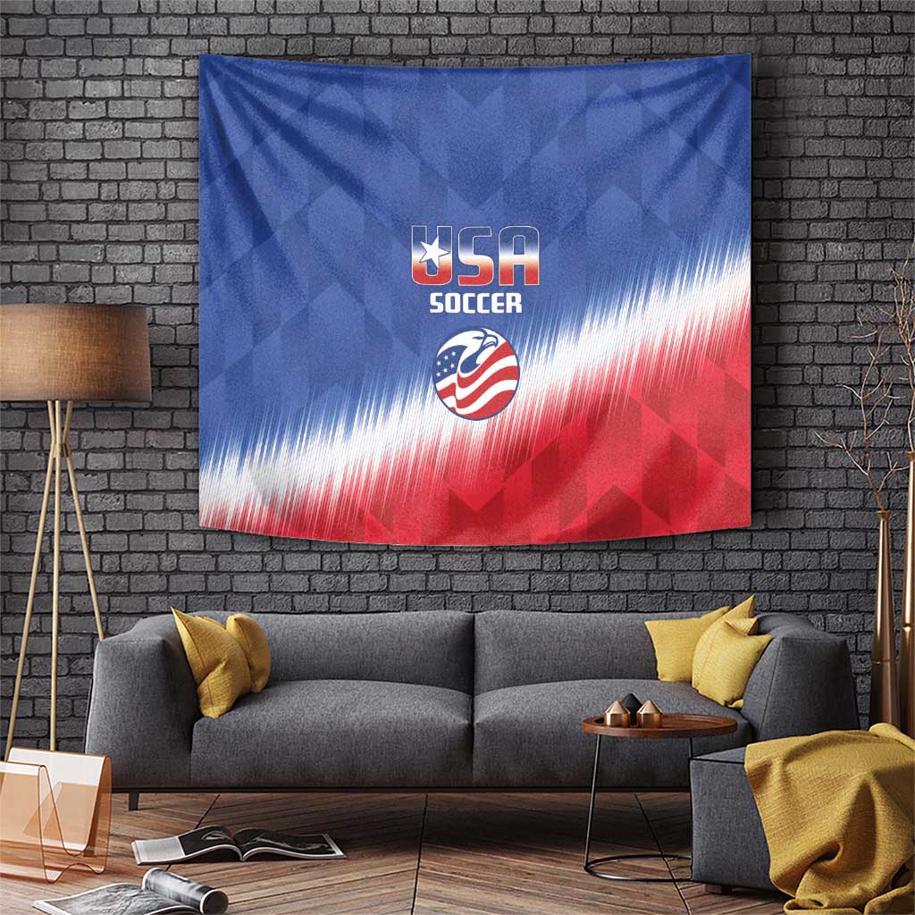 United States Soccer Tapestry 2025 Go USA Sporty Style - Wonder Print Shop
