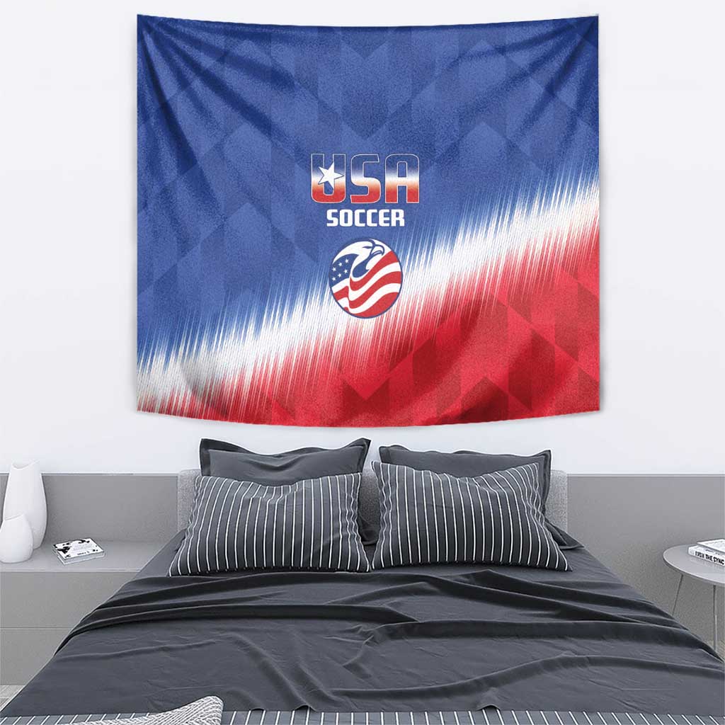 United States Soccer Tapestry 2025 Go USA Sporty Style - Wonder Print Shop