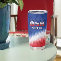 Custom United States Soccer Tumbler Cup 2025 Go USA Sporty Style - Wonder Print Shop