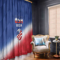 United States Soccer Window Curtain 2025 Go USA Sporty Style - Wonder Print Shop