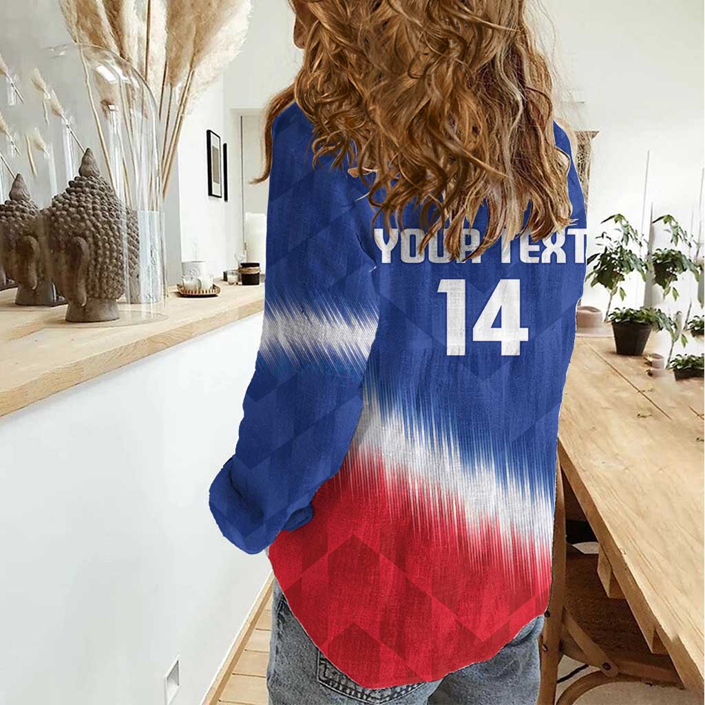 Custom United States Soccer Women Casual Shirt 2025 Go USA Sporty Style - Wonder Print Shop
